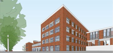 精品优秀中学建筑规划草图大师模型——云镇中学